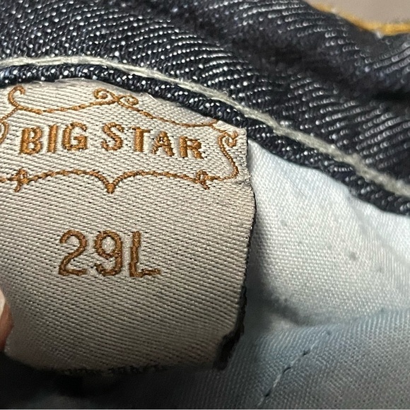 Big Star vintage collection Vegas jeans size 29 dark wash distressed - Picture 4 of 12
